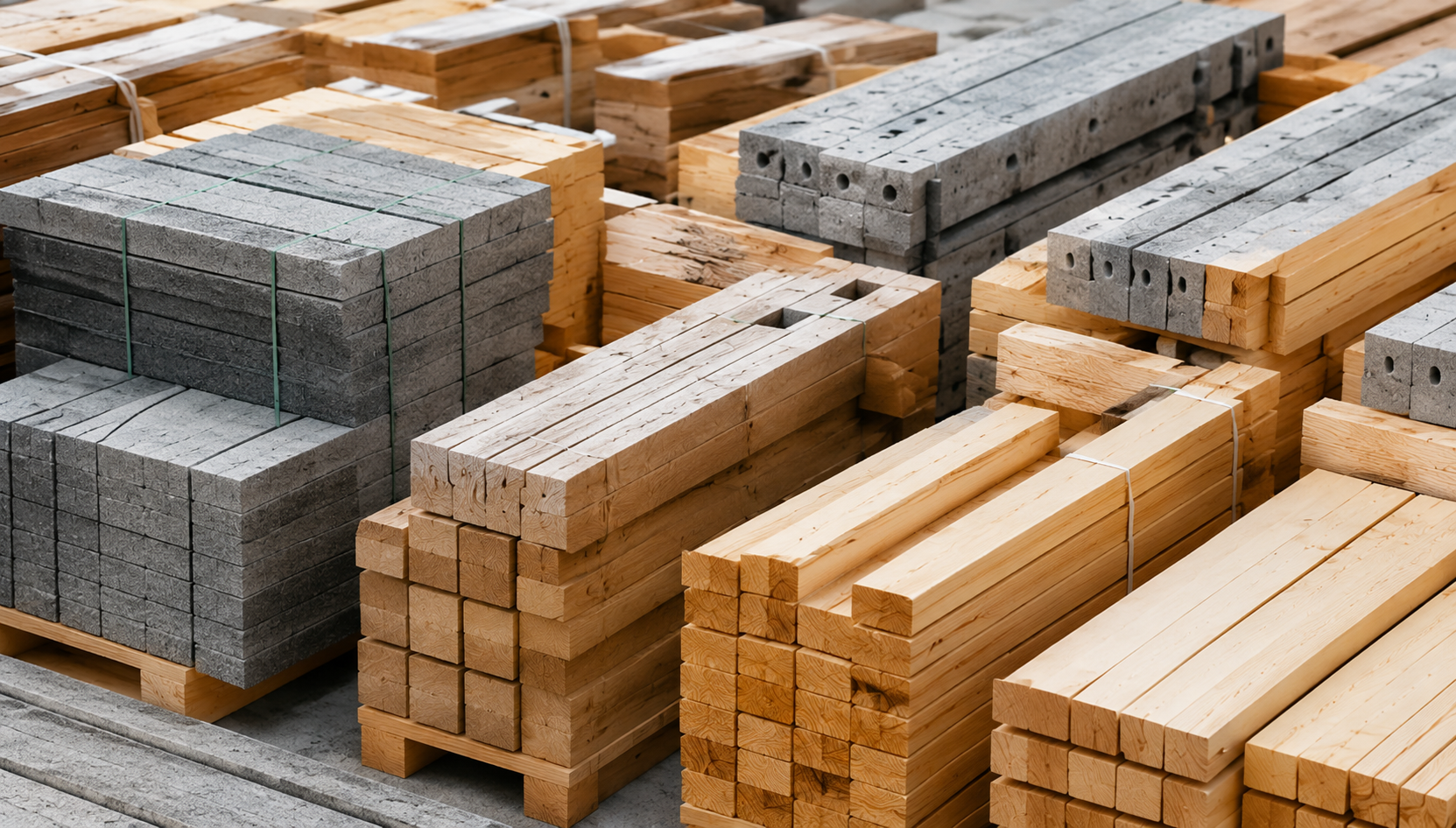 Building Materials Supply - Timber and concrete materials